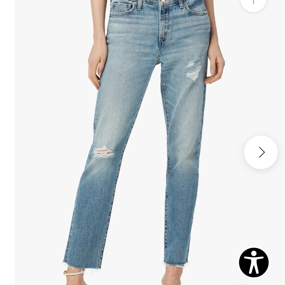 Joe's Jeans The Lara Ankle Jeans In Joy Color Blue Denim - Picture 9 of 13